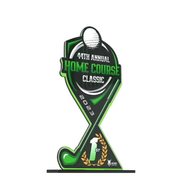 custom golfing trophies