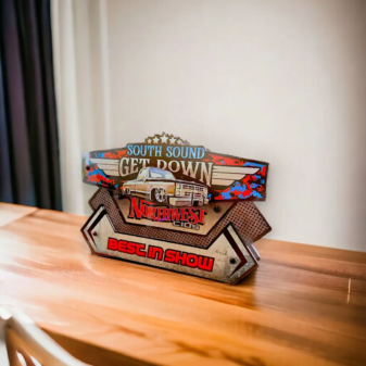 custom car show trophies