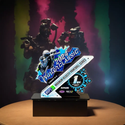 custom paintball trophies