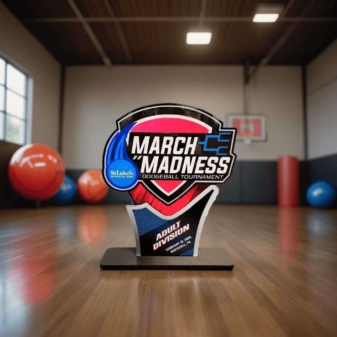 custom dodgeball trophies